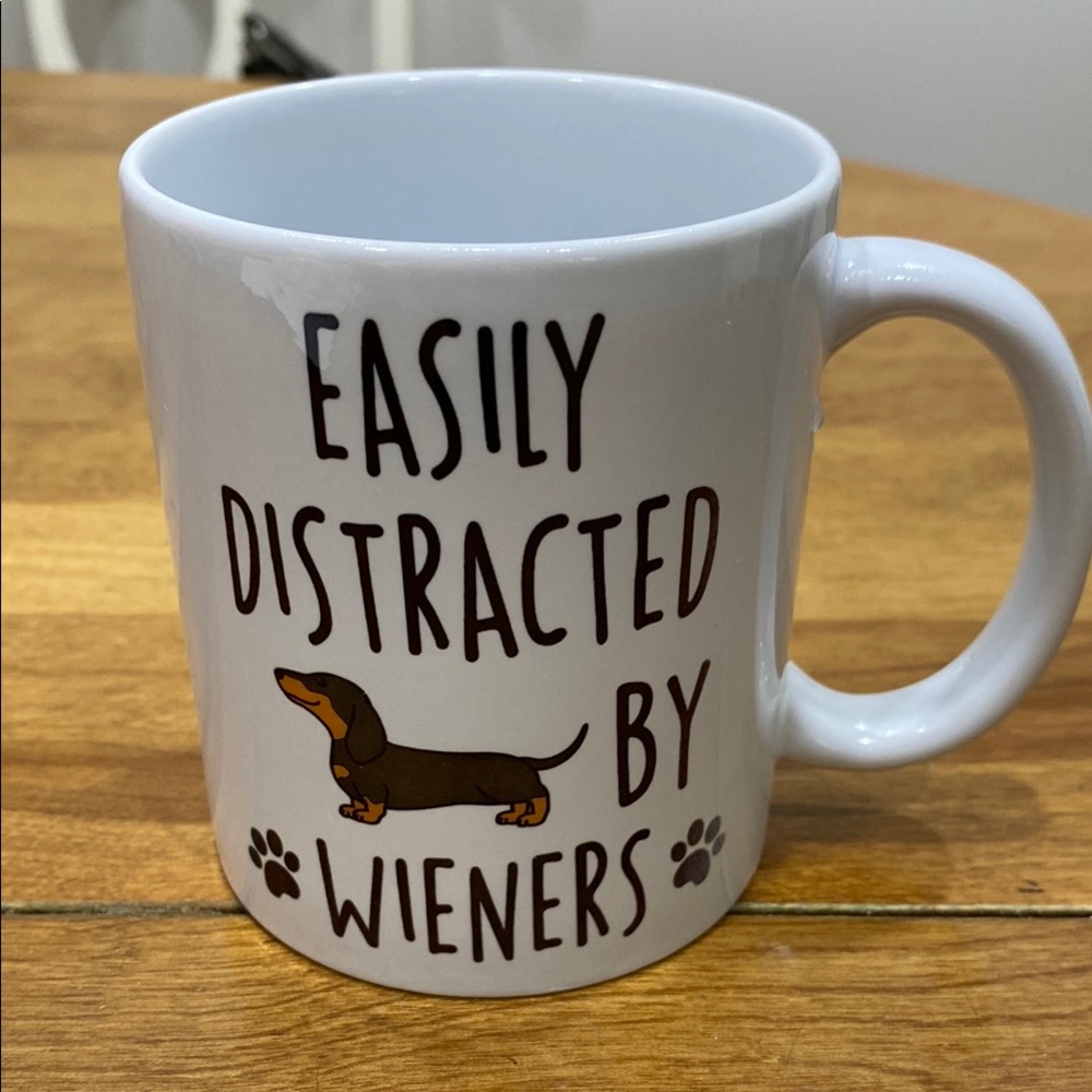 Dachshund, 12oz., ceramic mug.